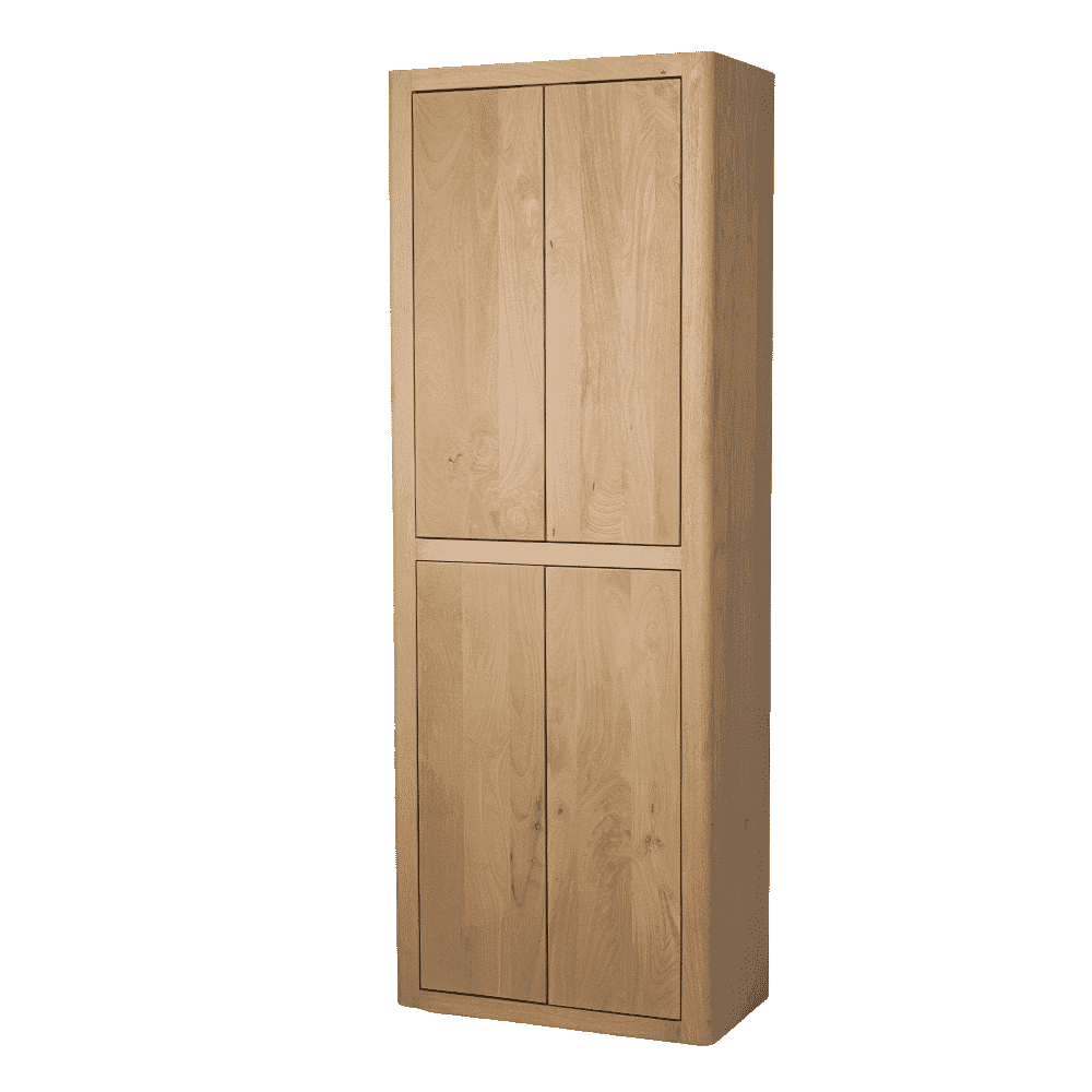 Tower Living Opbergkast 'Tenna' Mangohout, 220 x 80cm, kleur Naturel
