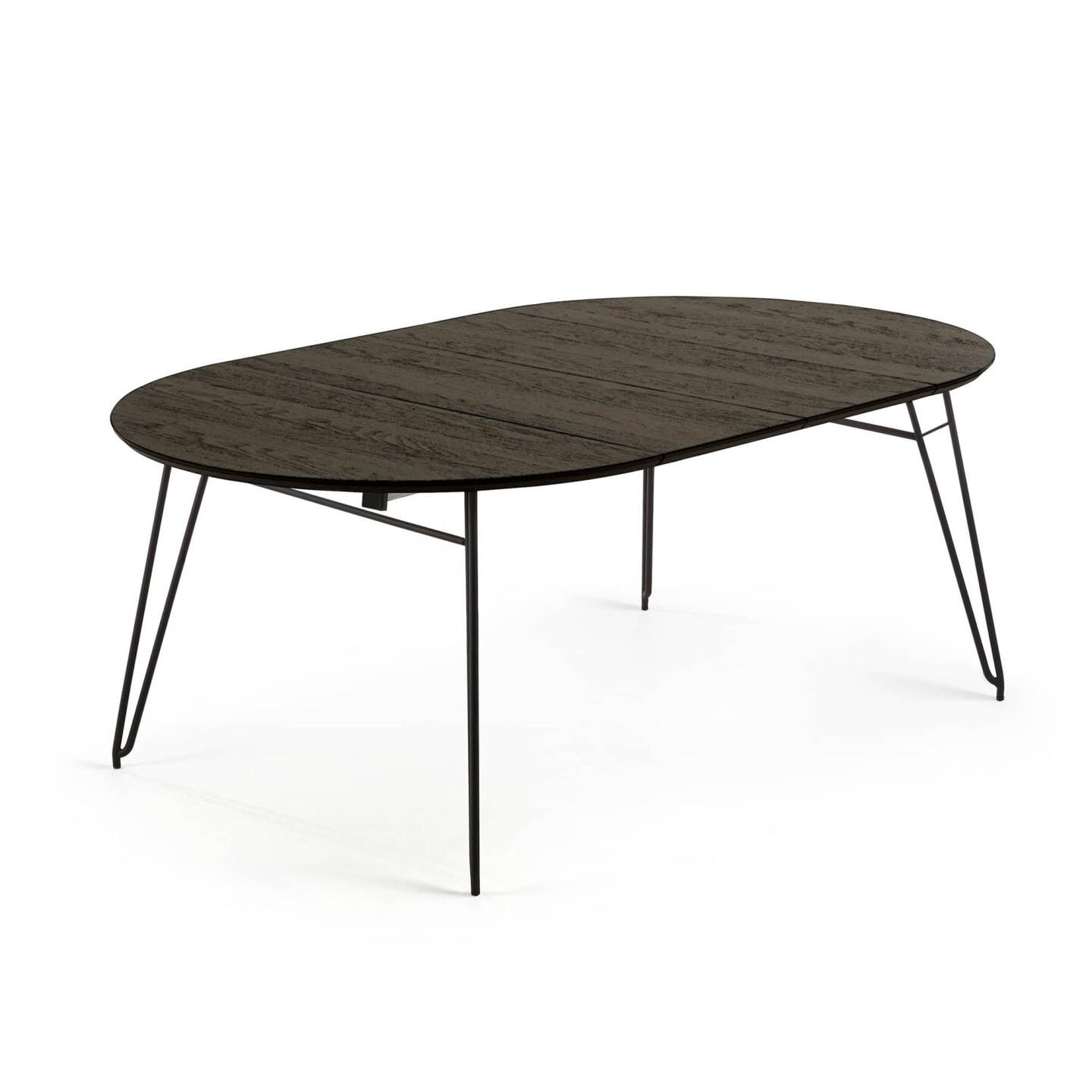 Kave Home Uitschuifbare Ronde Eettafel 'Milian' Ø120 x 120/160/200cm