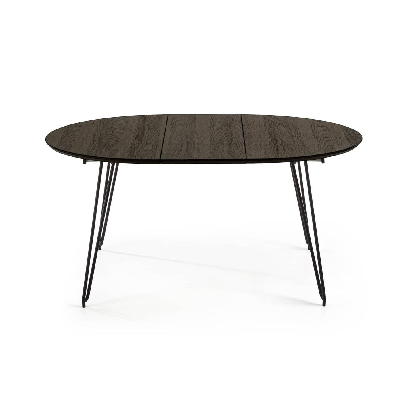 Kave Home Uitschuifbare Ronde Eettafel 'Milian' Ø120 x 120/160/200cm