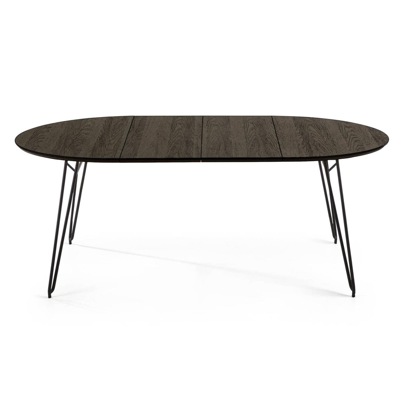 Kave Home Uitschuifbare Ronde Eettafel 'Milian' Ø120 x 120/160/200cm
