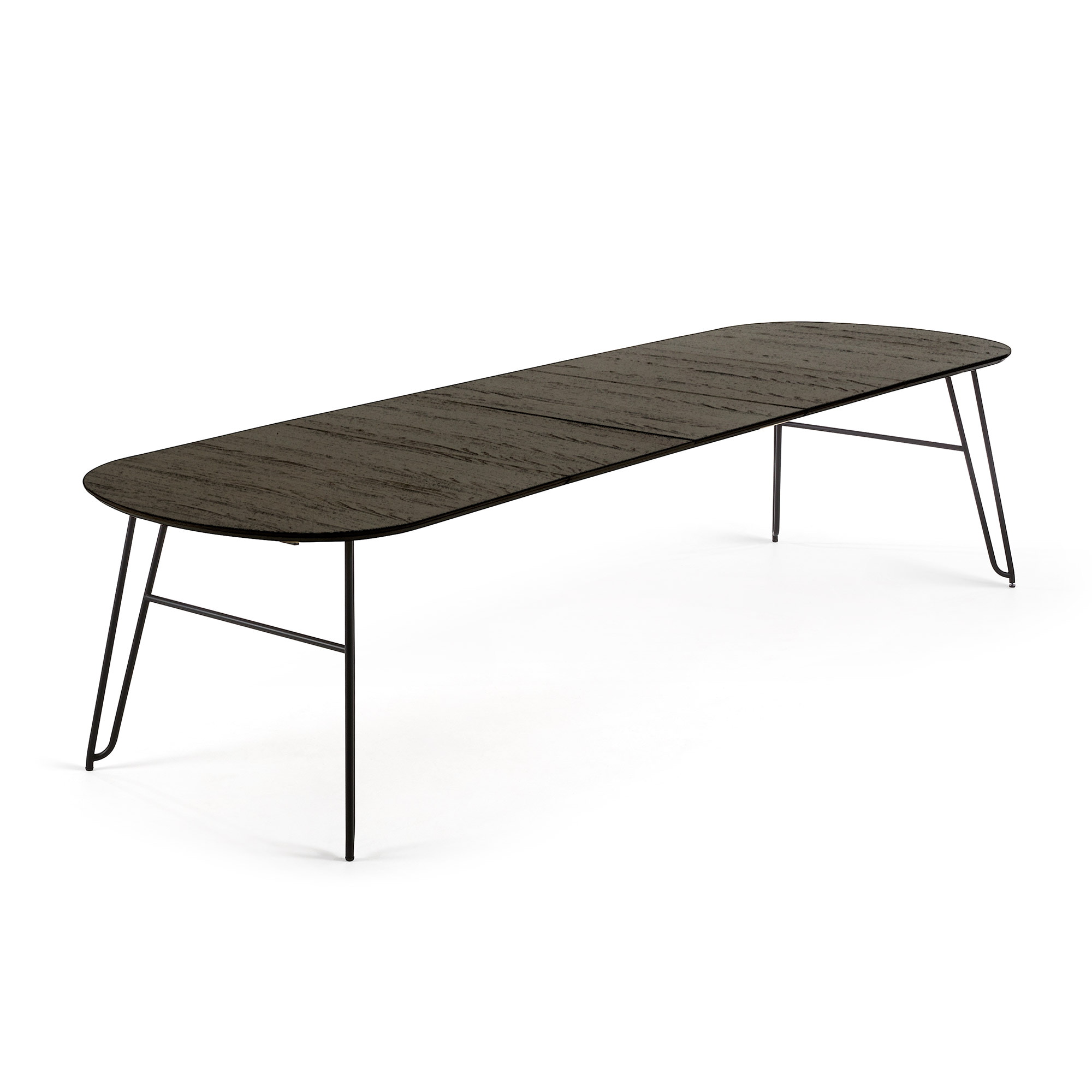 Kave Home Uitschuifbare Ovale Eettafel 'Milian' 170 - 320 x 100cm