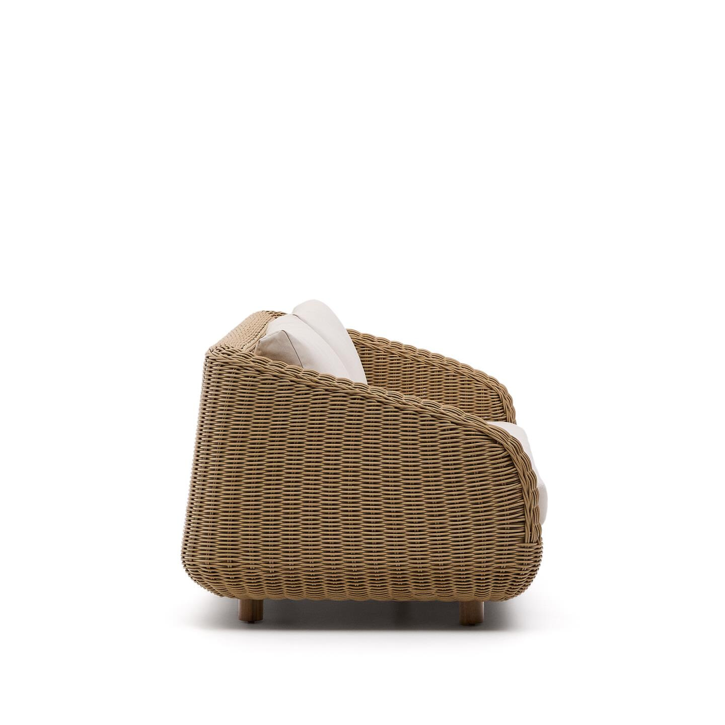 Kave Home 3-zits Loungebank 'Meria' Rattan