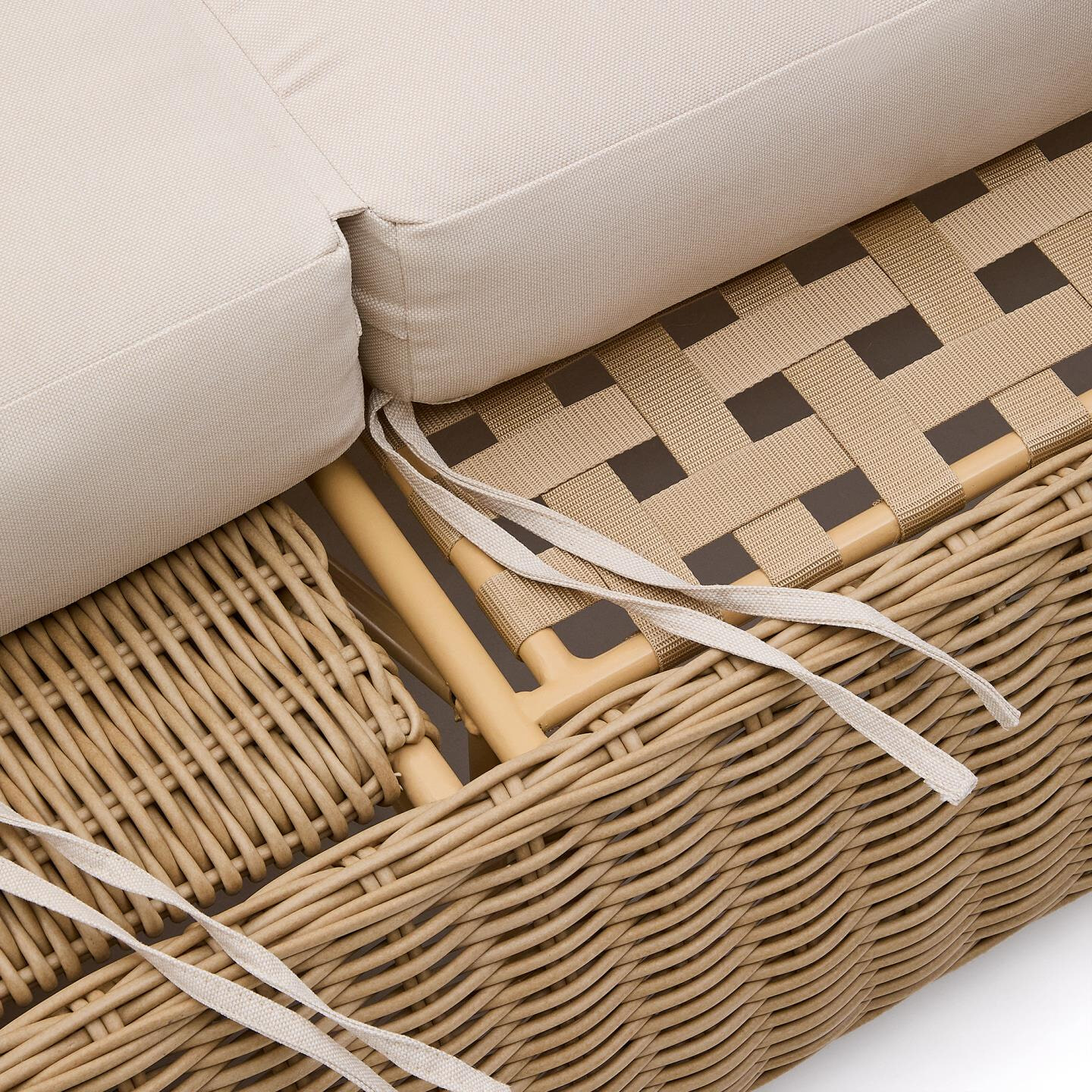 Kave Home Ligbed 'Meria' Rattan