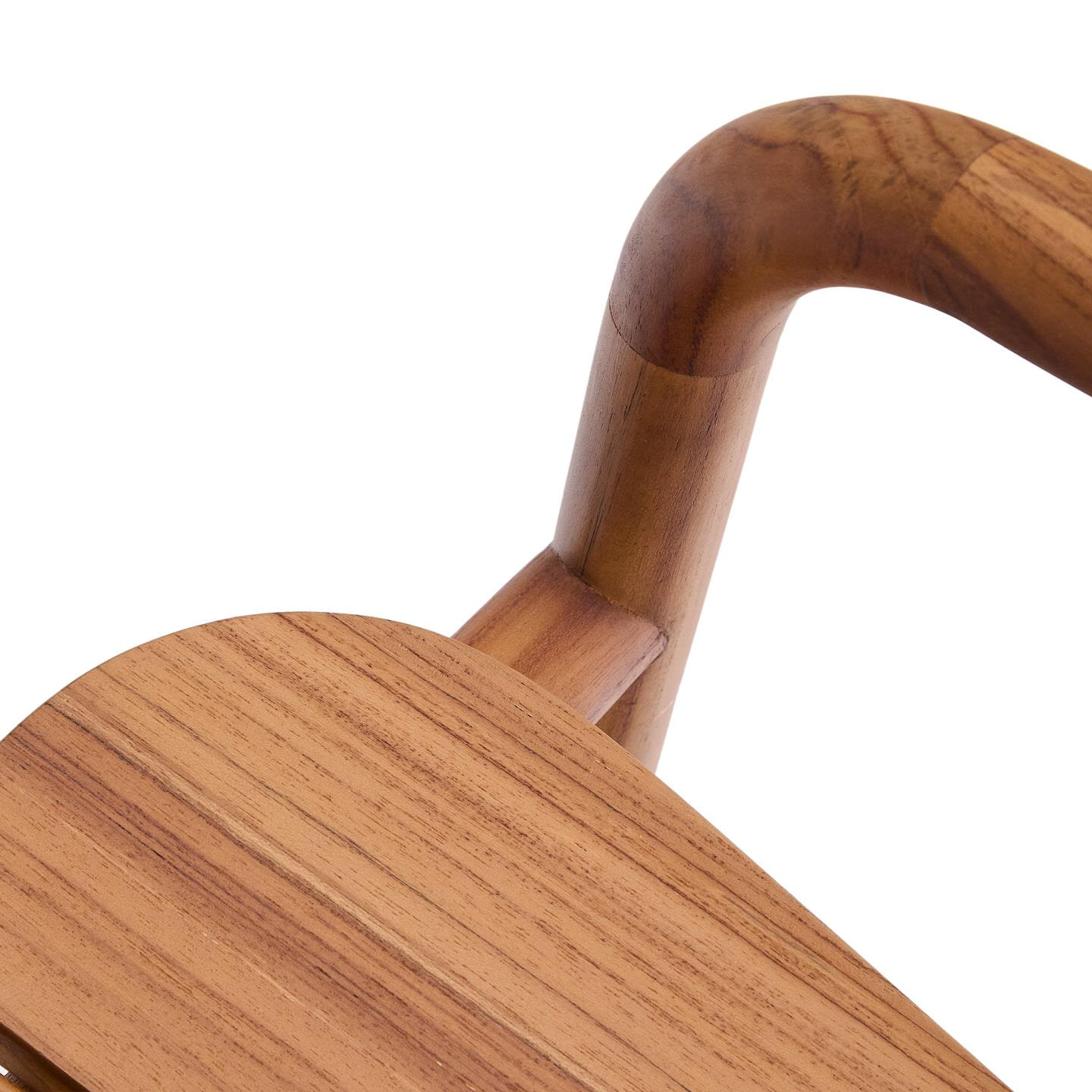 Kave Home Barkruk 'Turqueta' Teakhout (zithoogte 65cm)