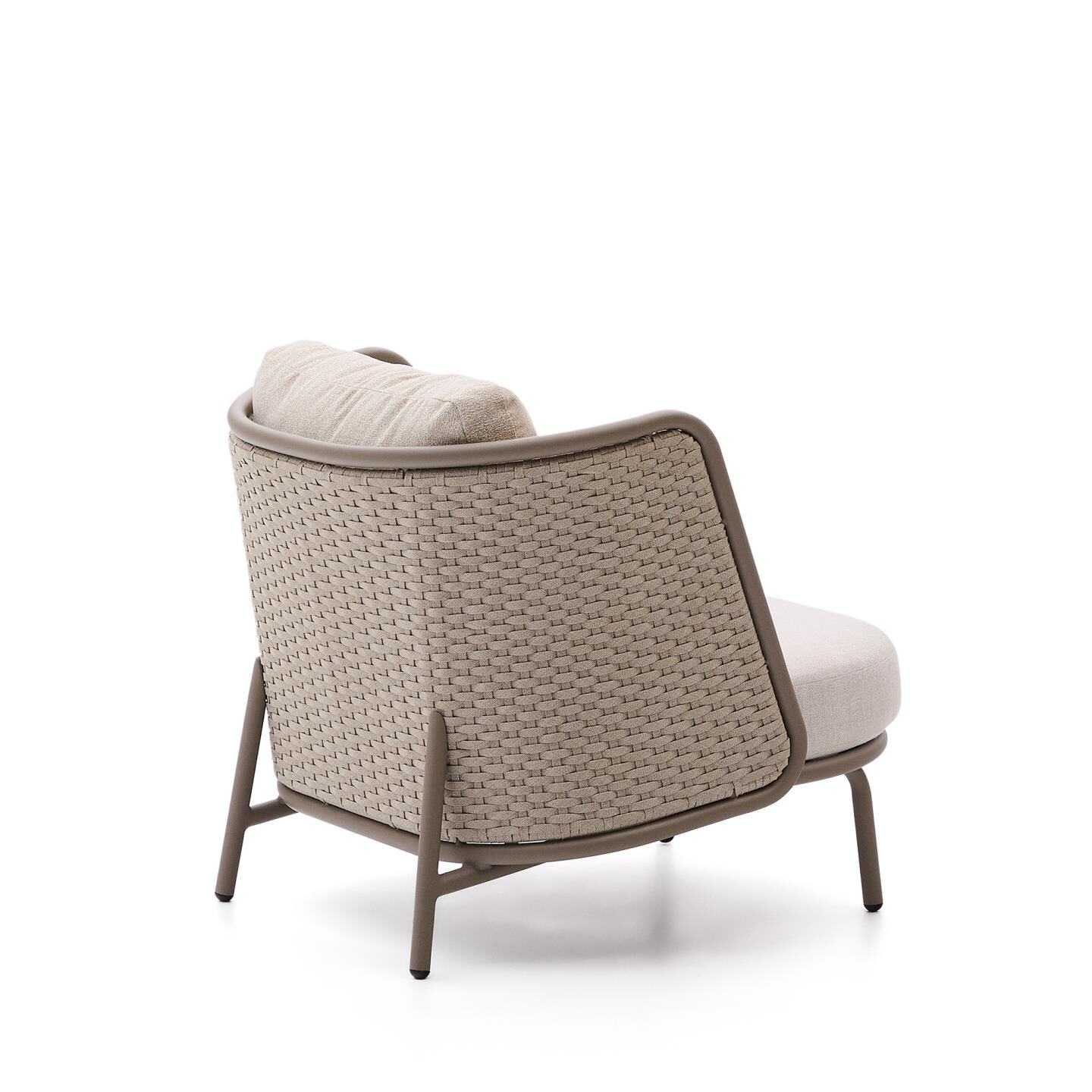 Kave Home Outdoor Fauteuil 'Sedalis' Touw, kleur Taupe