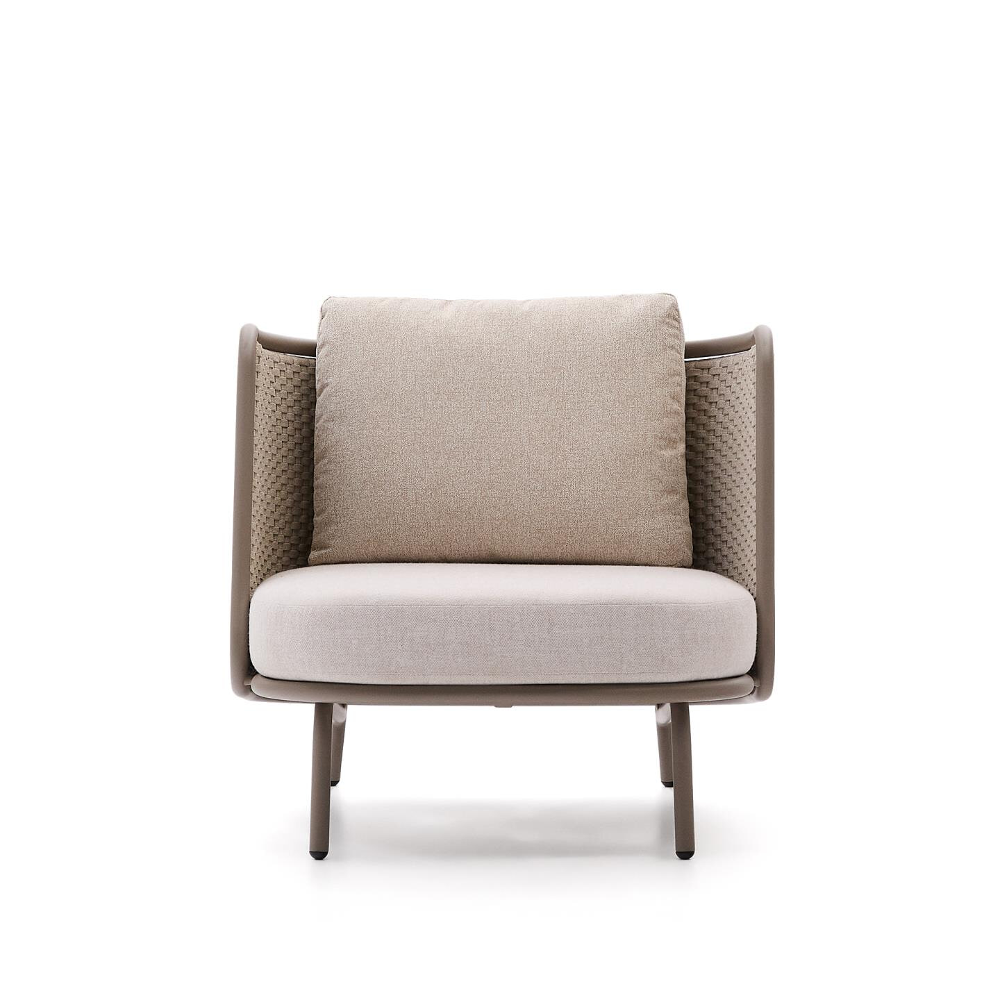 Kave Home Outdoor Fauteuil 'Sedalis' Touw, kleur Taupe