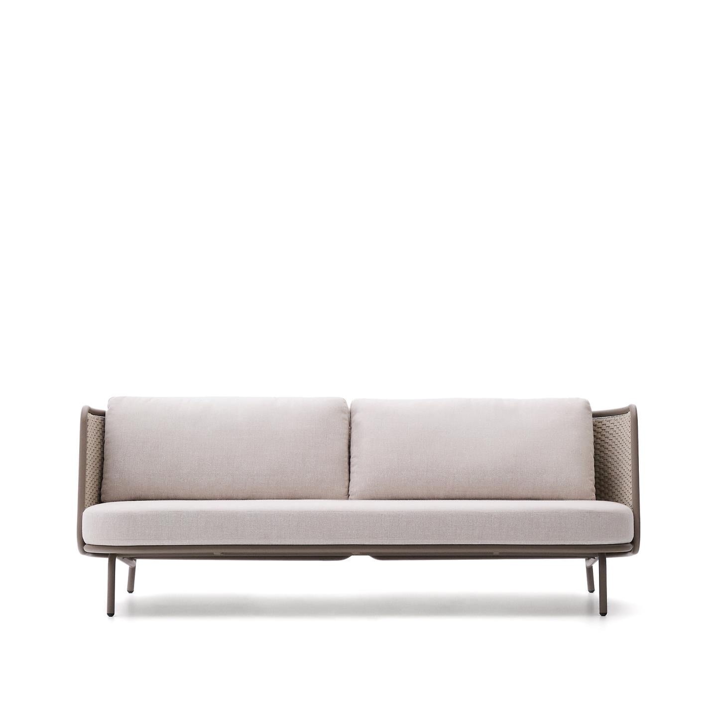 Kave Home 3-zits Loungebank 'Sedalis' Touw, kleur Taupe