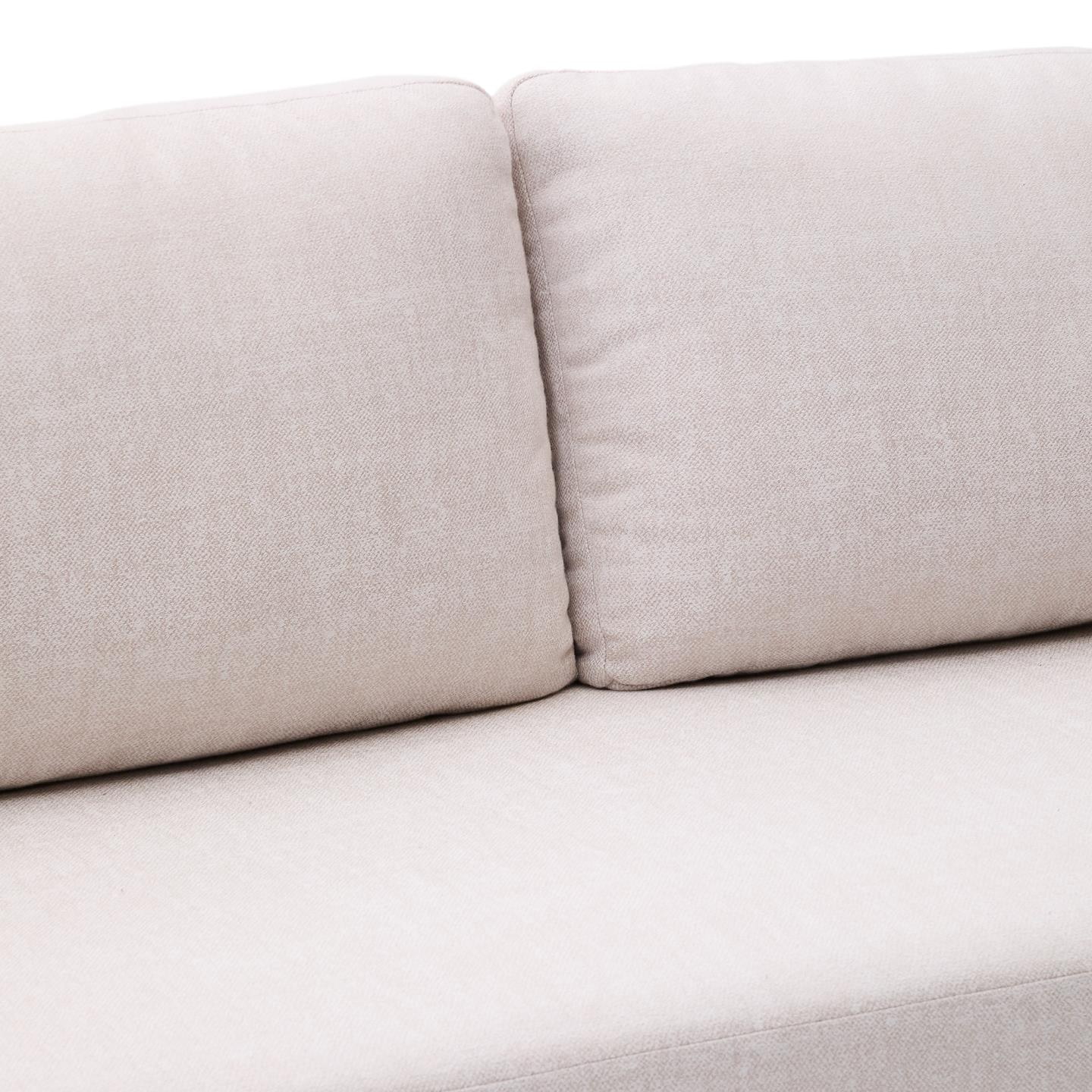 Kave Home 3-zits Loungebank 'Sedalis' Touw, kleur Taupe