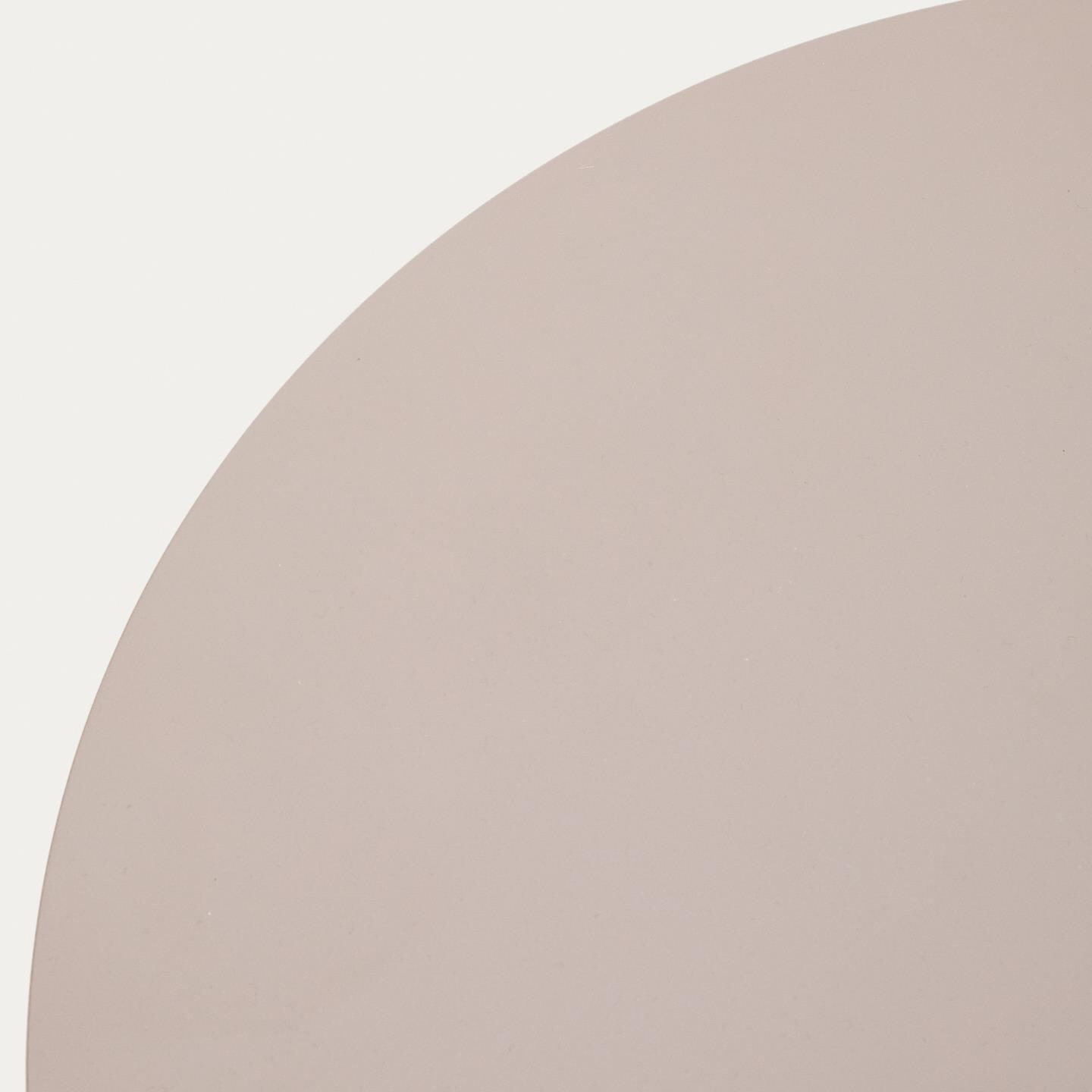 Kave Home Outdoor Bijzettafel 'Sedalis' Aluminium en touw, 50cm, kleur Taupe
