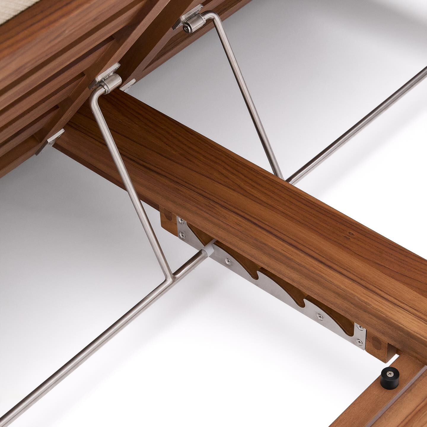 Kave Home 2-persoons Ligbed 'Turqueta' Teakhout