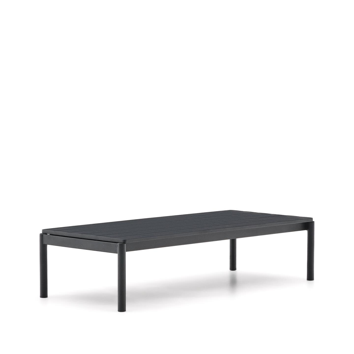 Kave Home Outdoor Salontafel 'Sorells' 149 x 63cm, kleur Donkergrijs