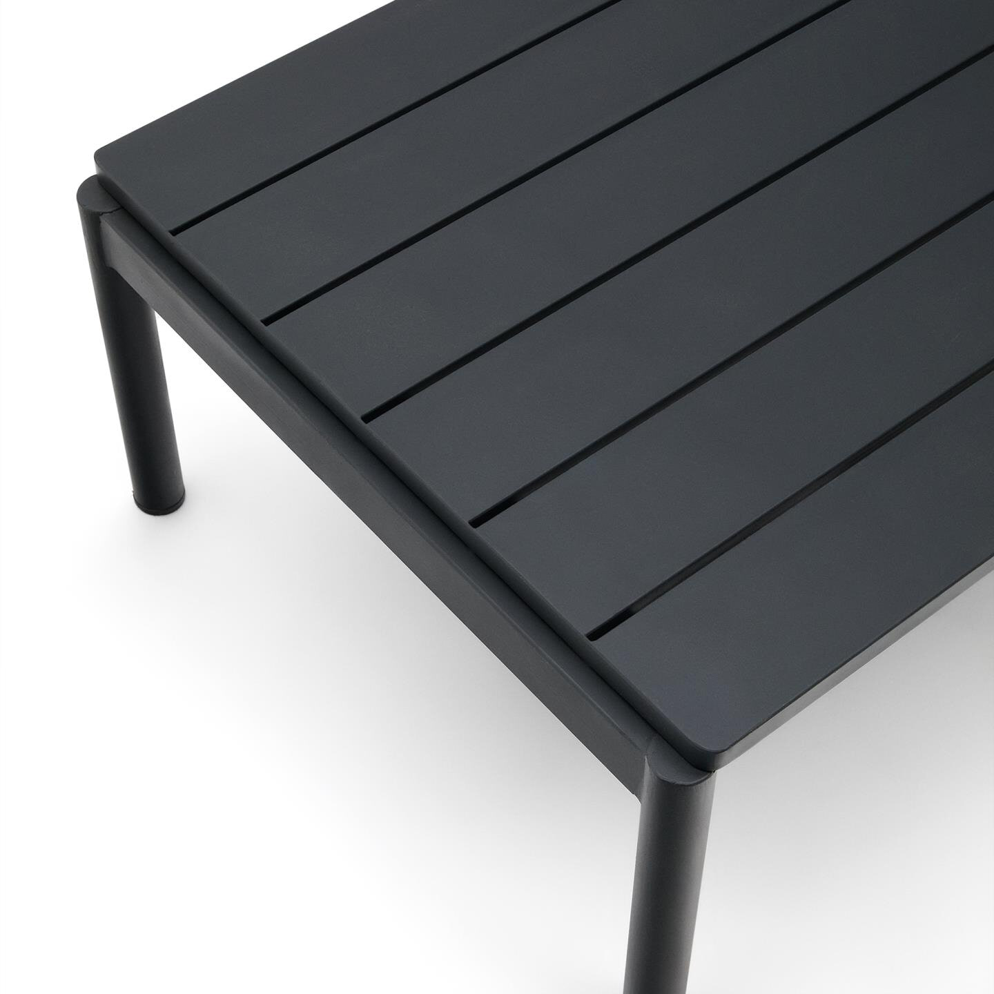 Kave Home Outdoor Salontafel 'Sorells' 149 x 63cm, kleur Donkergrijs