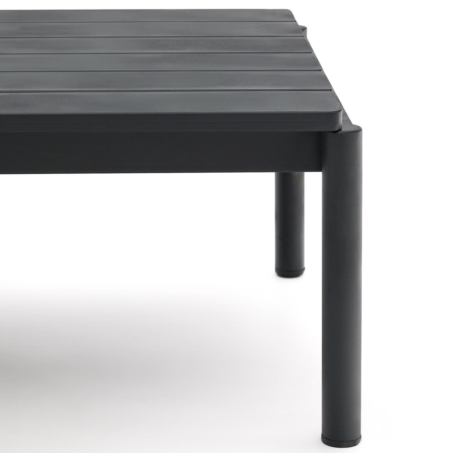 Kave Home Outdoor Salontafel 'Sorells' 149 x 63cm, kleur Donkergrijs