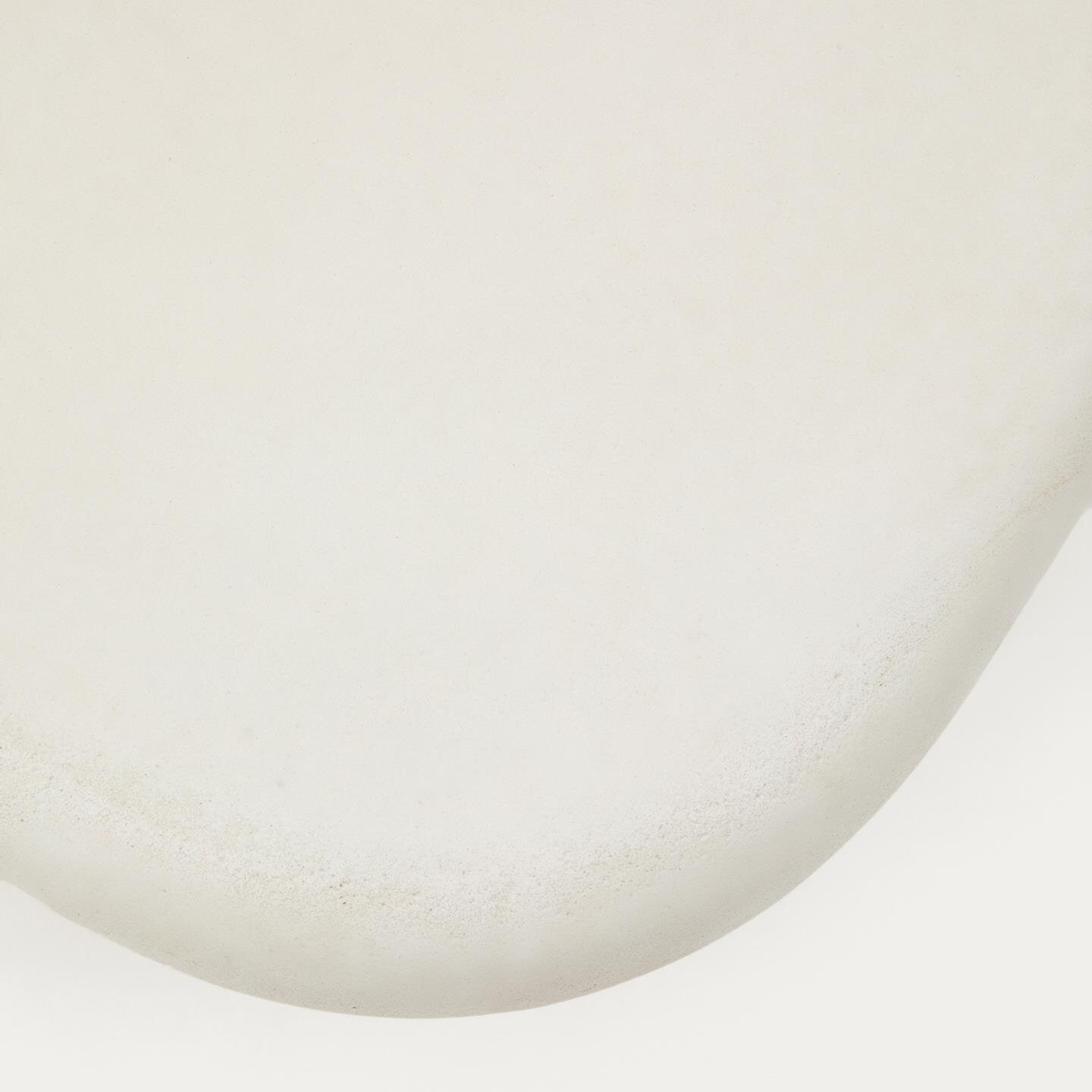 Kave Home Salontafel 'Labra' Cement en acaciahout, 140 x 70cm