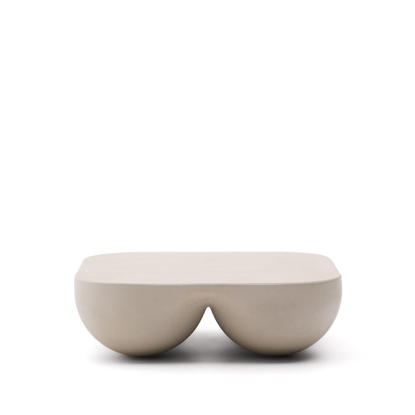 Kave Home Salontafel 'Colba' Polystone, 100 x 100cm