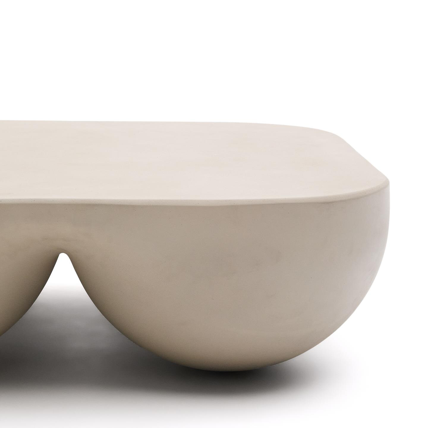 Kave Home Salontafel 'Colba' Polystone, 100 x 100cm