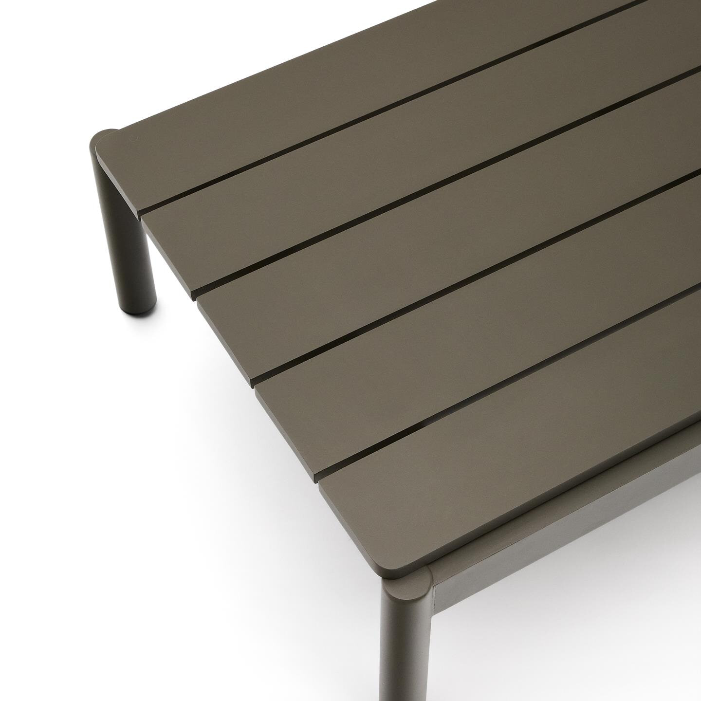 Kave Home Outdoor Salontafel 'Sorells' 91 x 57cm, kleur Donkergroen