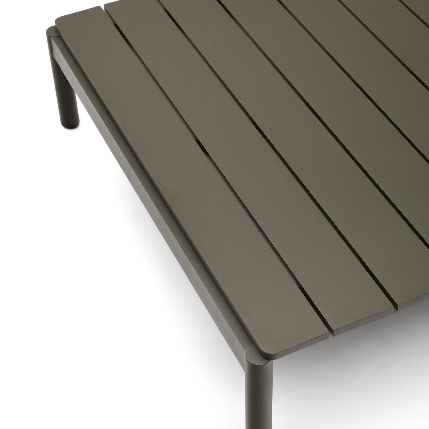 Kave Home Outdoor Salontafel 'Sorells' 89 x 91cm, kleur Donkergroen