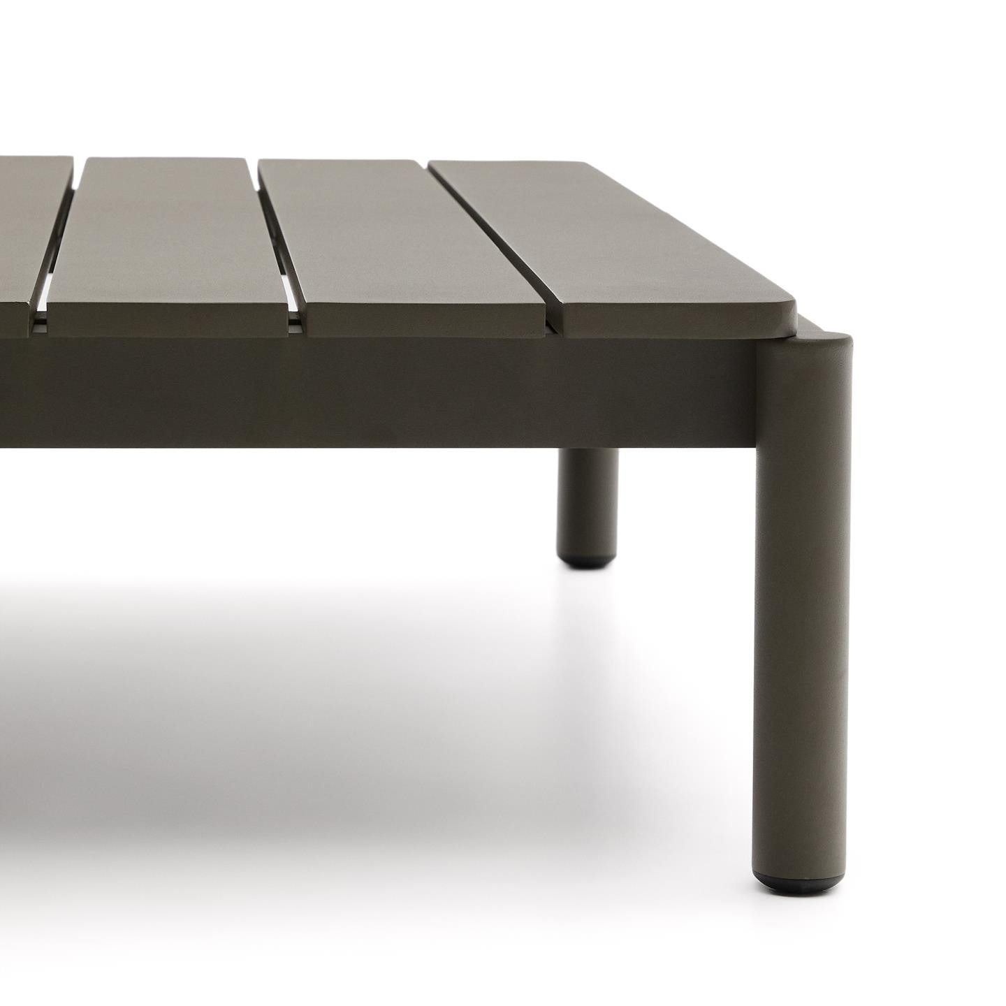Kave Home Outdoor Salontafel 'Sorells' 89 x 91cm, kleur Donkergroen