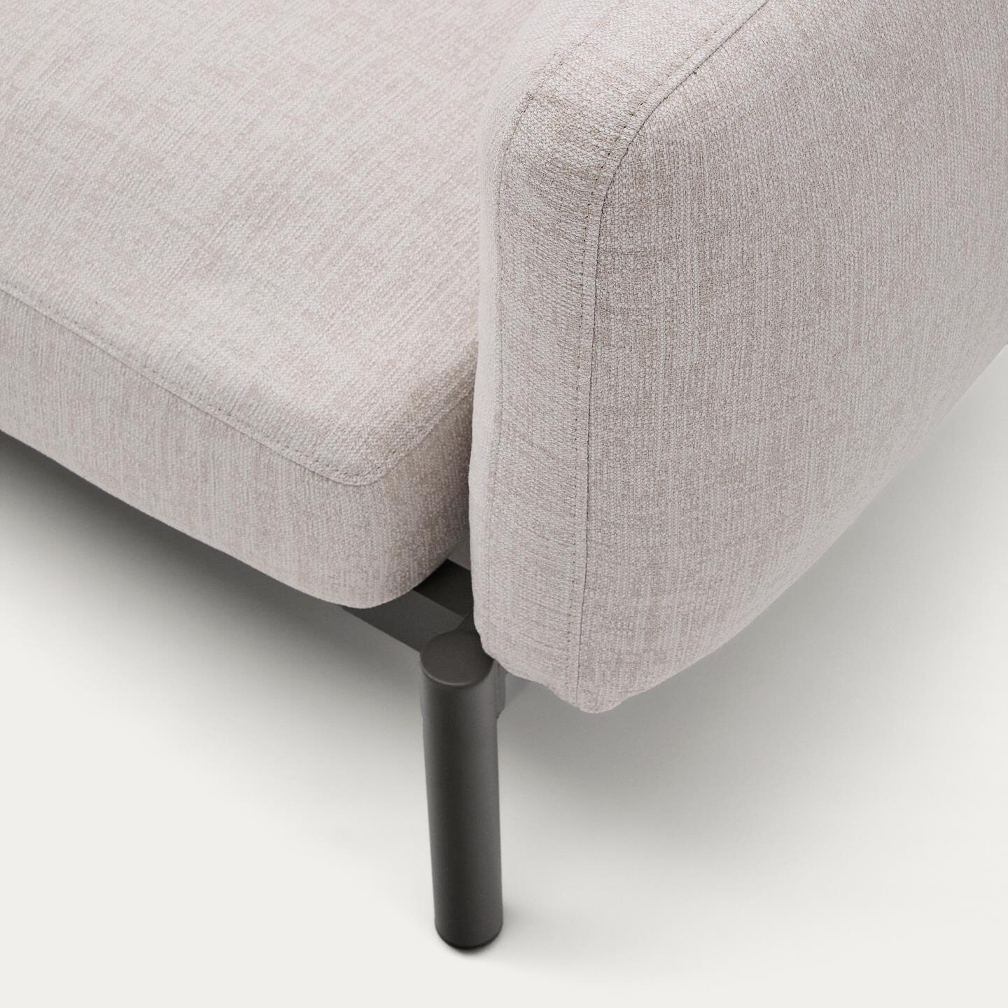 Kave Home Loungeset 'Sorells' Met 5-zits hoekbank en tafels, kleur Beige