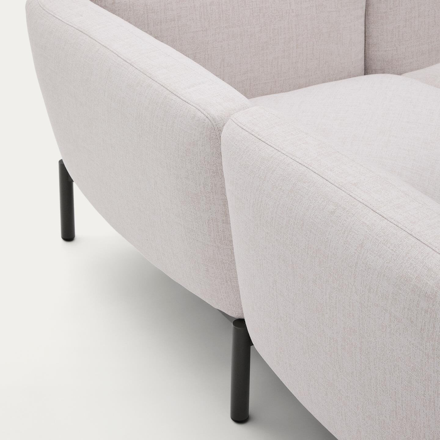 Kave Home Loungeset 'Sorells' Met 5-zits hoekbank en tafels, kleur Beige