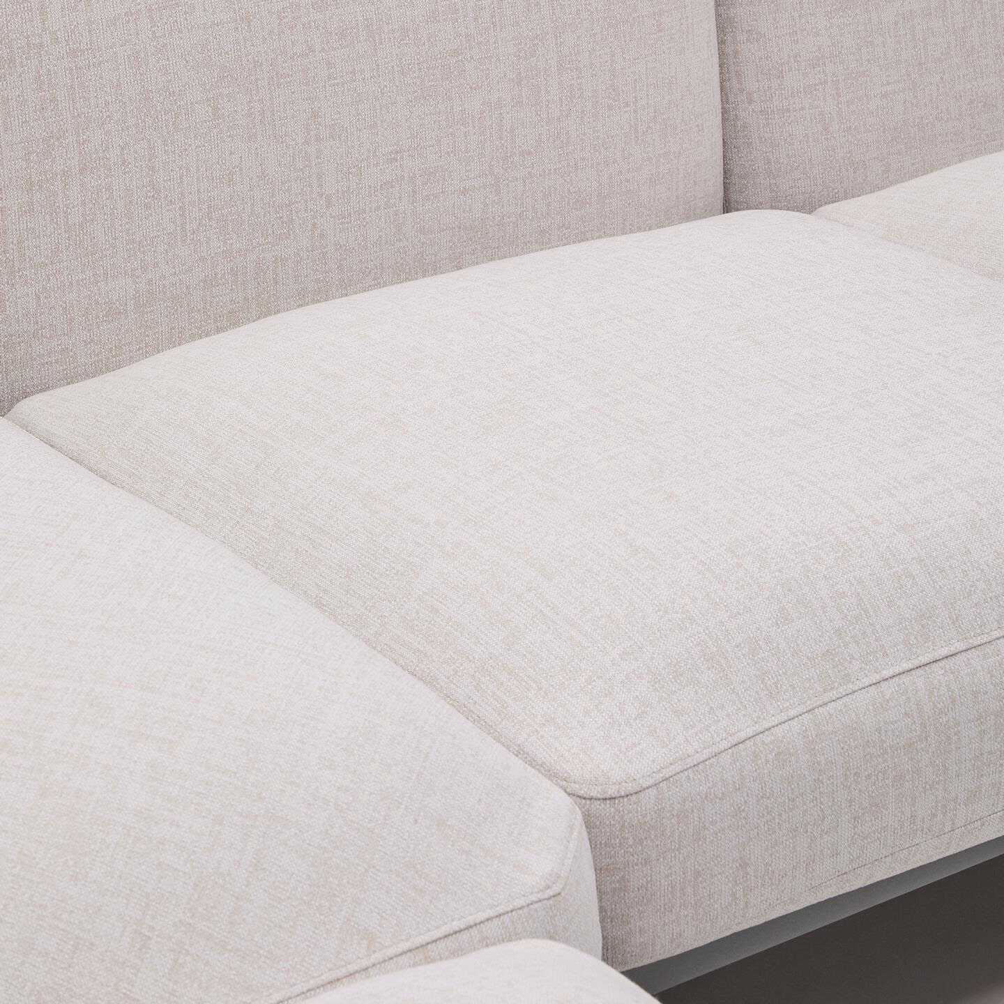 Kave Home Loungeset 'Sorells' Met 5-zits hoekbank en tafels, kleur Beige