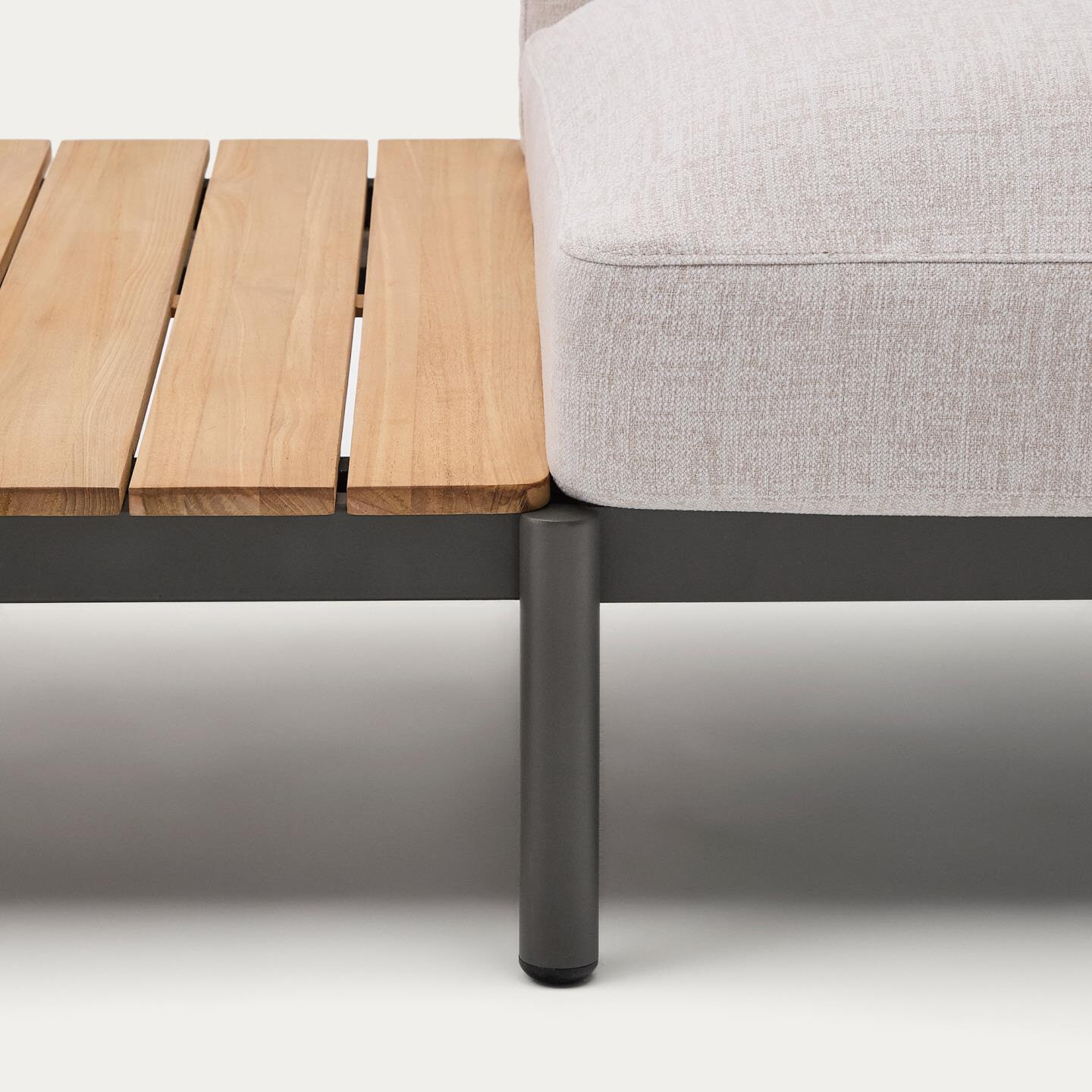 Kave Home Loungeset 'Sorells' Met 5-zits hoekbank en tafels, kleur Beige