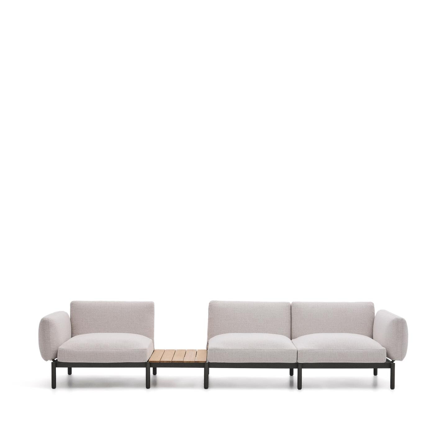 Kave Home 3-zits Bank Sorells Met tafel - Beige