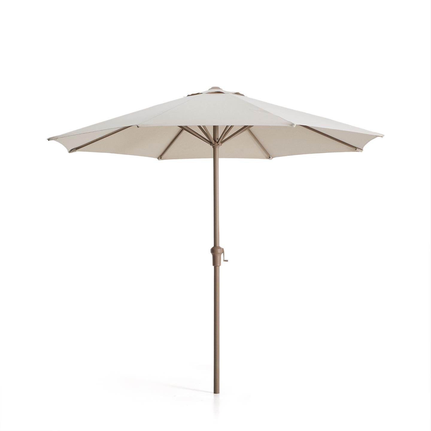 Kave Home Parasol 'Milna' 300cm, kleur Beige/Taupe
