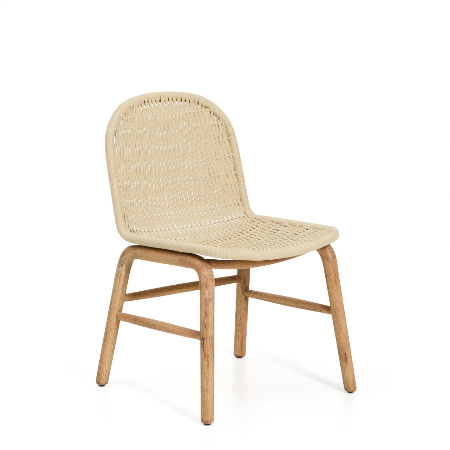 Kave Home Tuinstoel 'Alipa' Acaciahout en touw