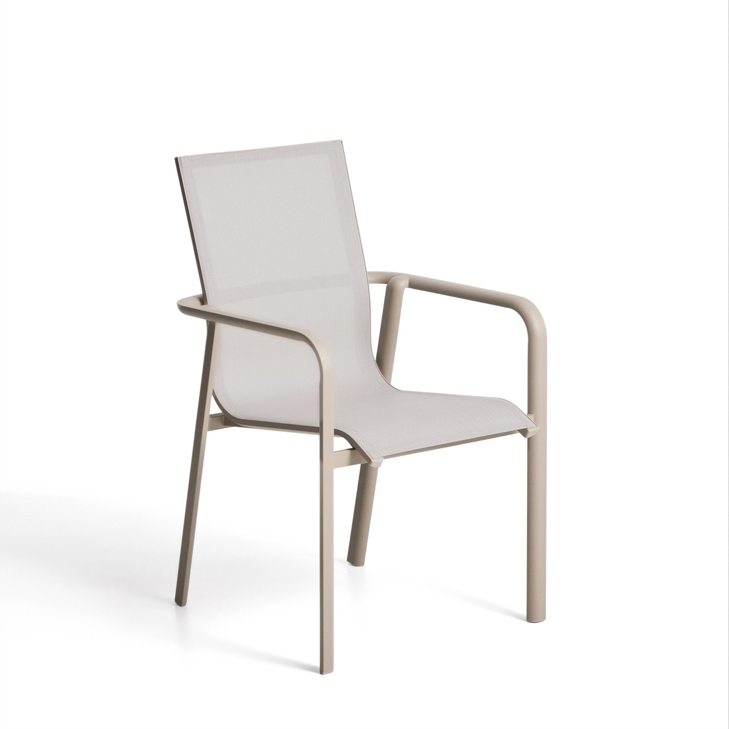 Kave Home Tuinstoel Canea Textileen - Beige/Taupe
