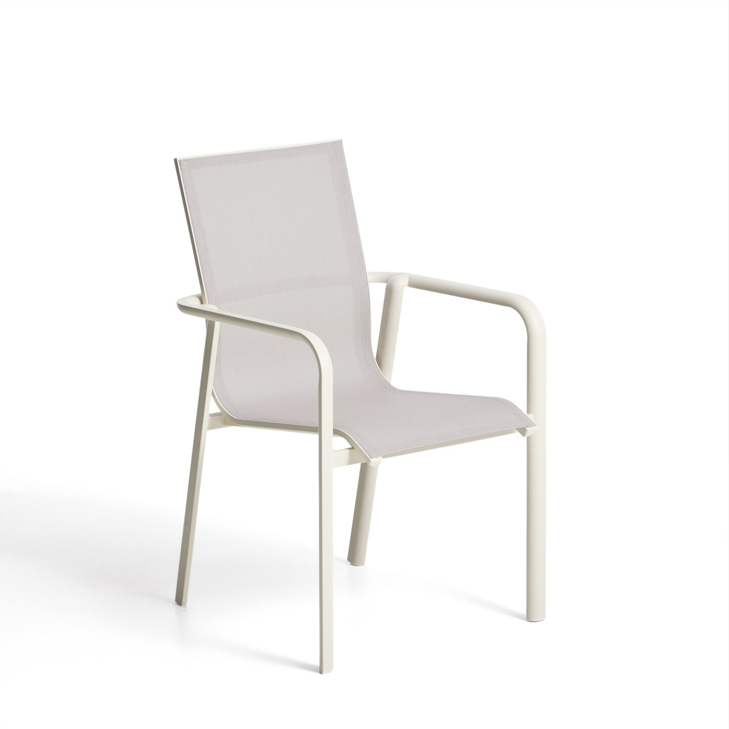 Kave Home Tuinstoel Canea Textileen - Beige/Ecru