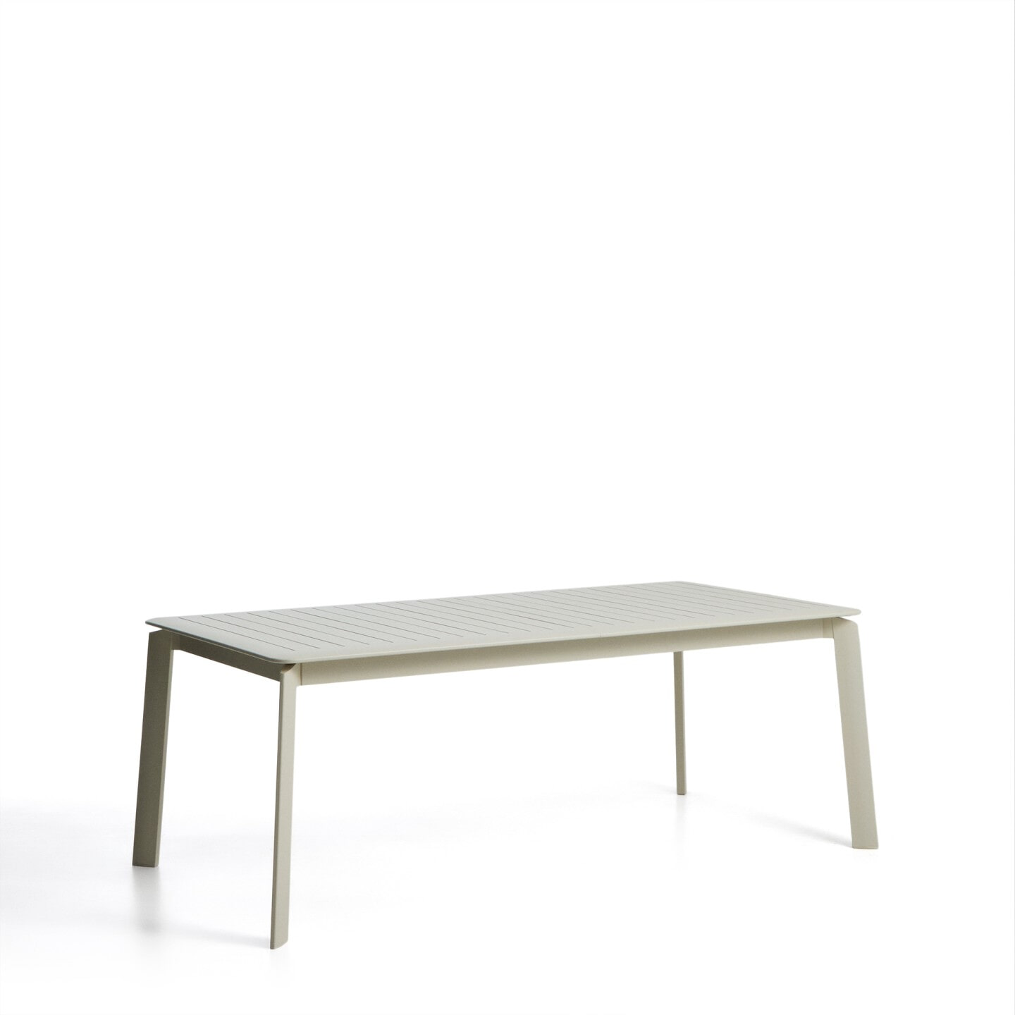 Kave Home Uitschuifbare Tuintafel 'Brela' 205/287 x 100cm, kleur Naturel