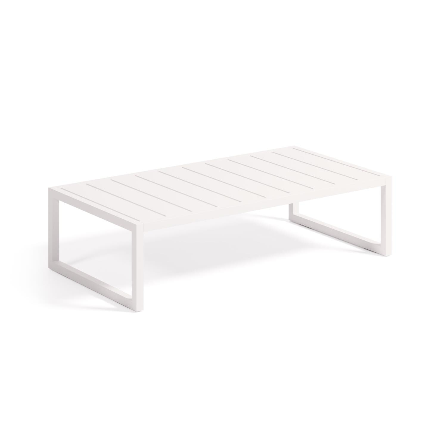 Kave Home Outdoor Salontafel 'Comova' 114 x 60cm, kleur Wit