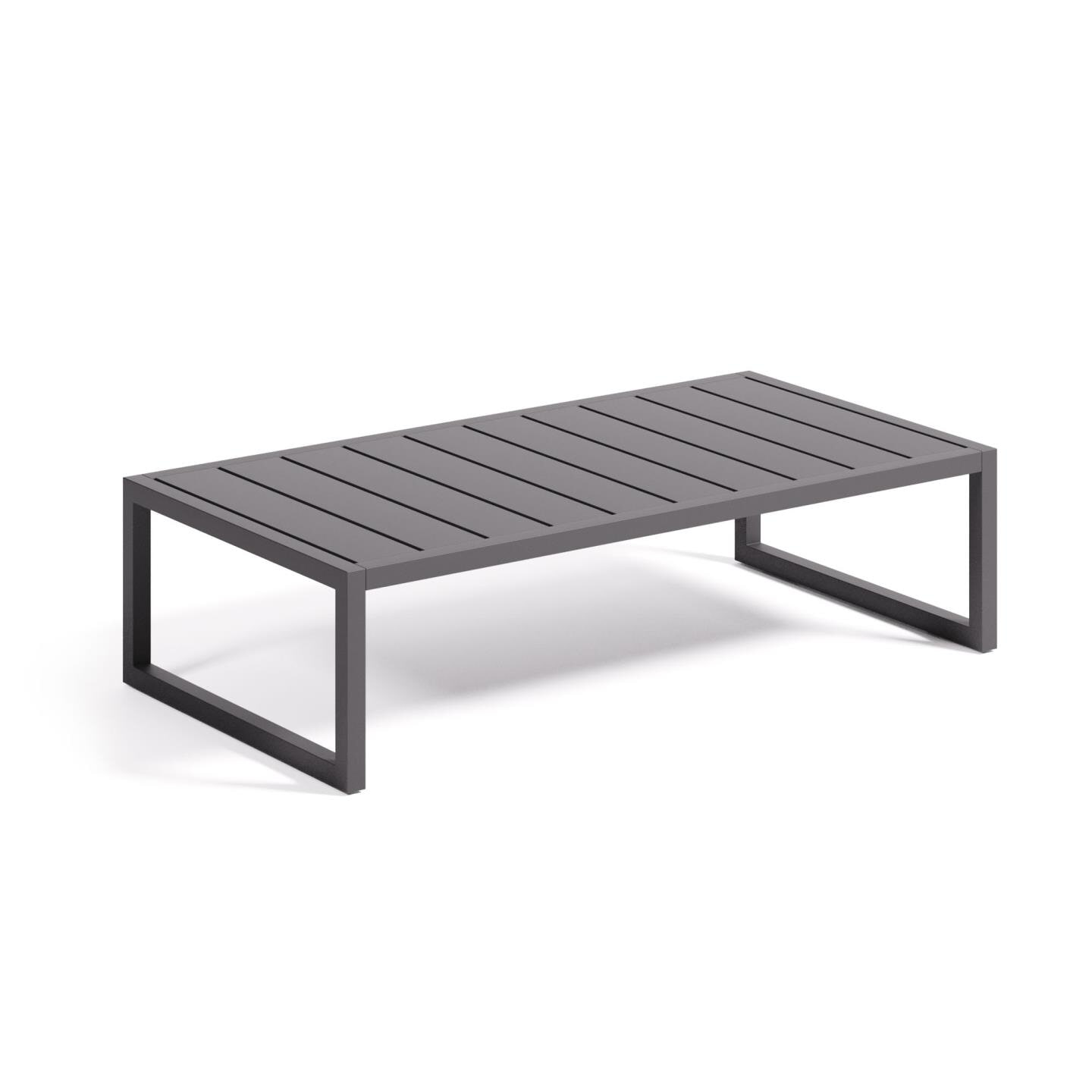 Kave Home Outdoor Salontafel 'Comova' 114 x 60cm, kleur Donkergrijs
