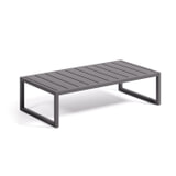 Kave Home Outdoor Salontafel 'Comova' 114 x 60cm, kleur Donkergrijs