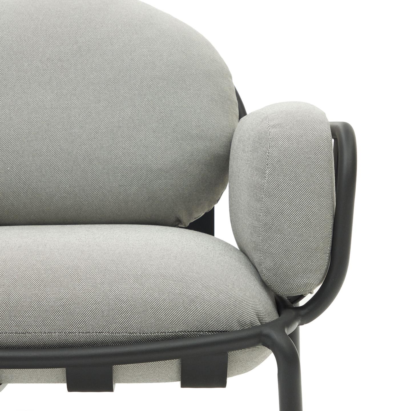 Kave Home Outdoor Fauteuil 'Joncols' kleur Grijs