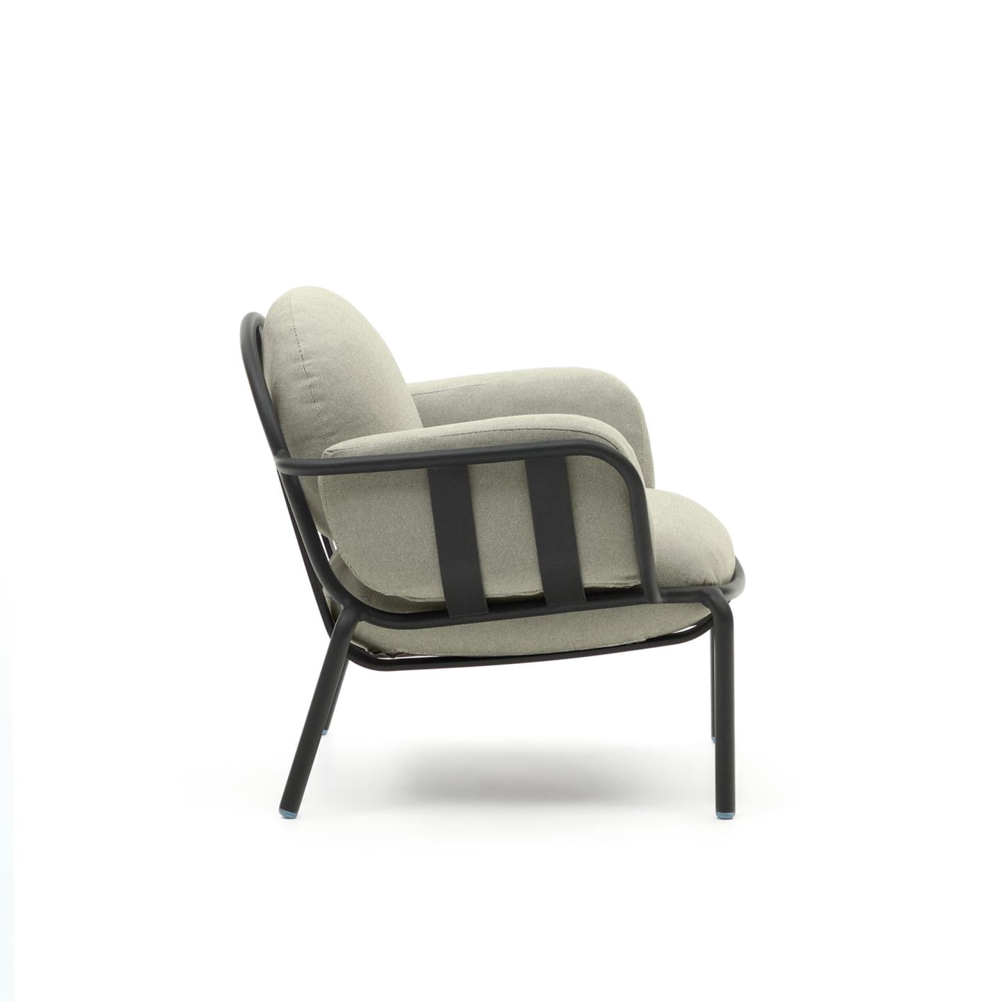 Kave Home Outdoor Fauteuil 'Joncols' kleur Beige/Grijs