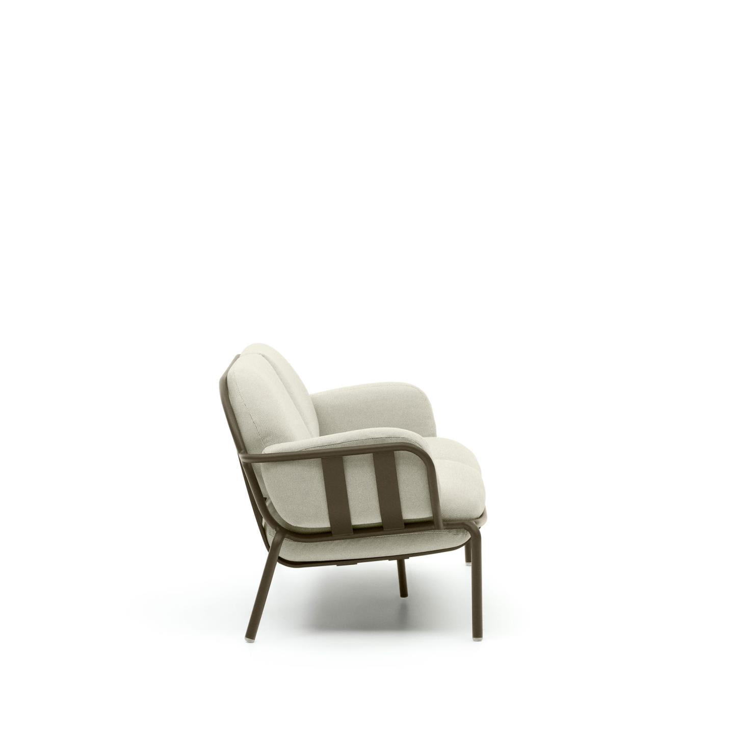 Kave Home 2-zits Tuinbank 'Joncols' kleur Beige/Groen