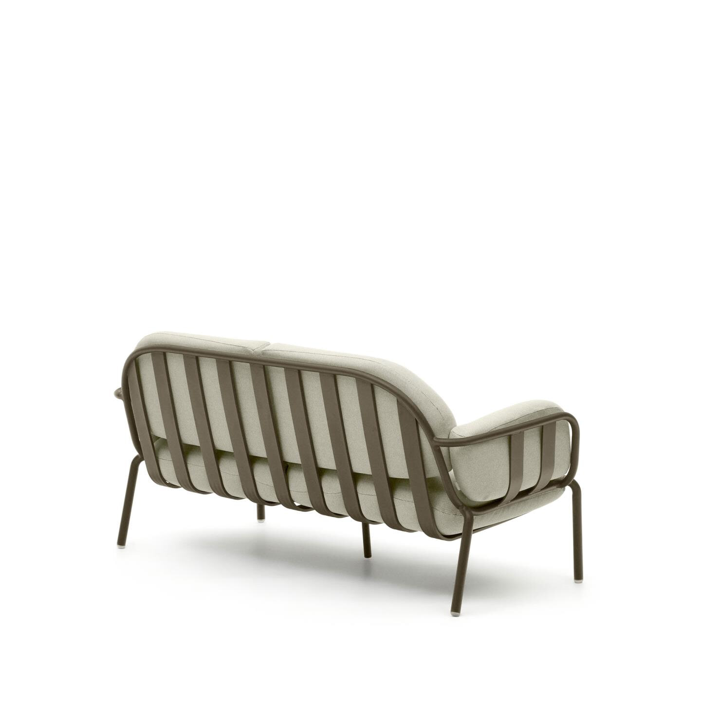 Kave Home 2-zits Tuinbank 'Joncols' kleur Beige/Groen