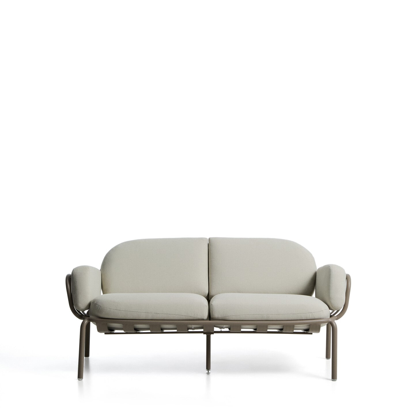 Kave Home 2-zits Tuinbank 'Joncols' 164cm, kleur Taupe