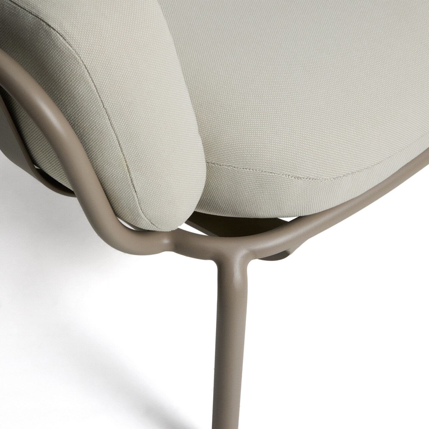 Kave Home 2-zits Tuinbank 'Joncols' 164cm, kleur Taupe