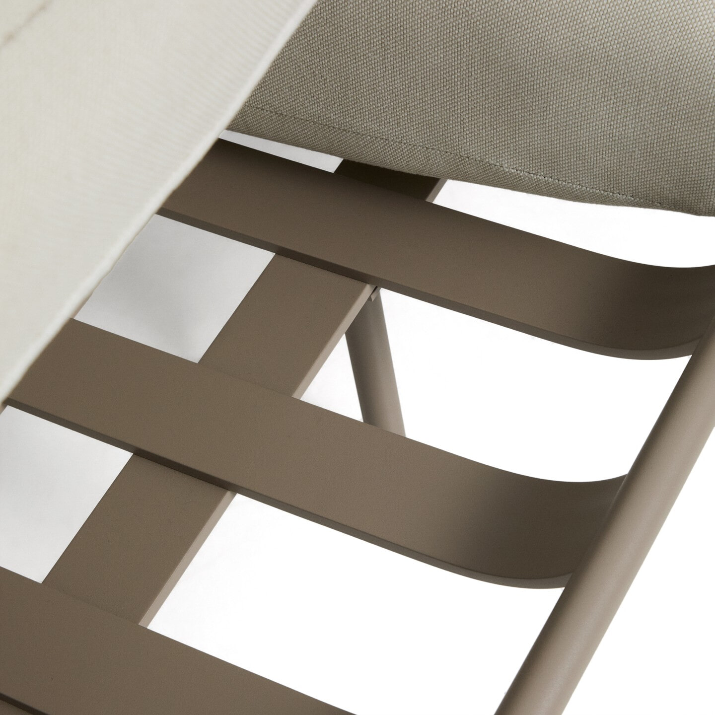 Kave Home 2-zits Tuinbank 'Joncols' 164cm, kleur Taupe
