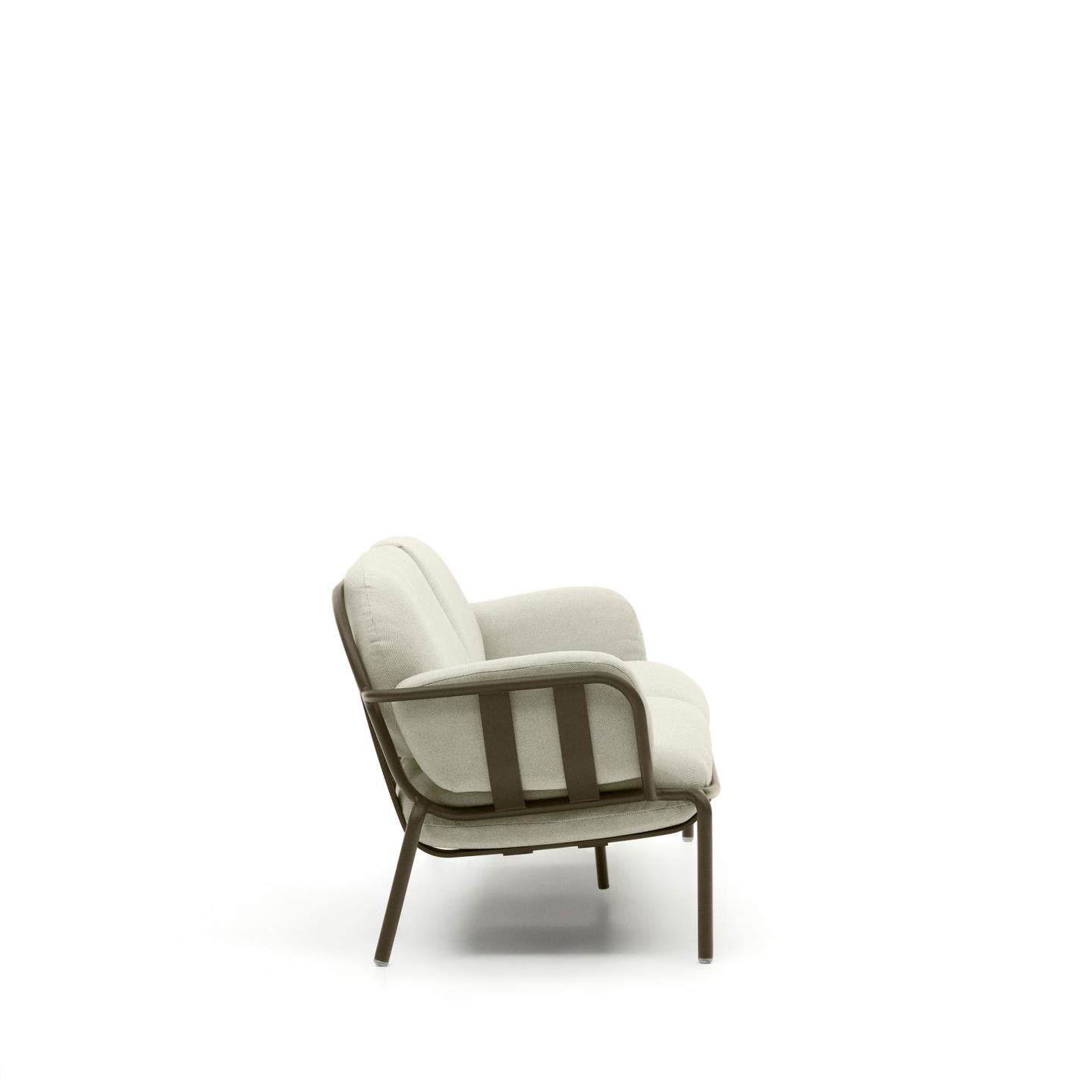 Kave Home 3-zits Tuinbank 'Joncols' kleur Beige/Groen