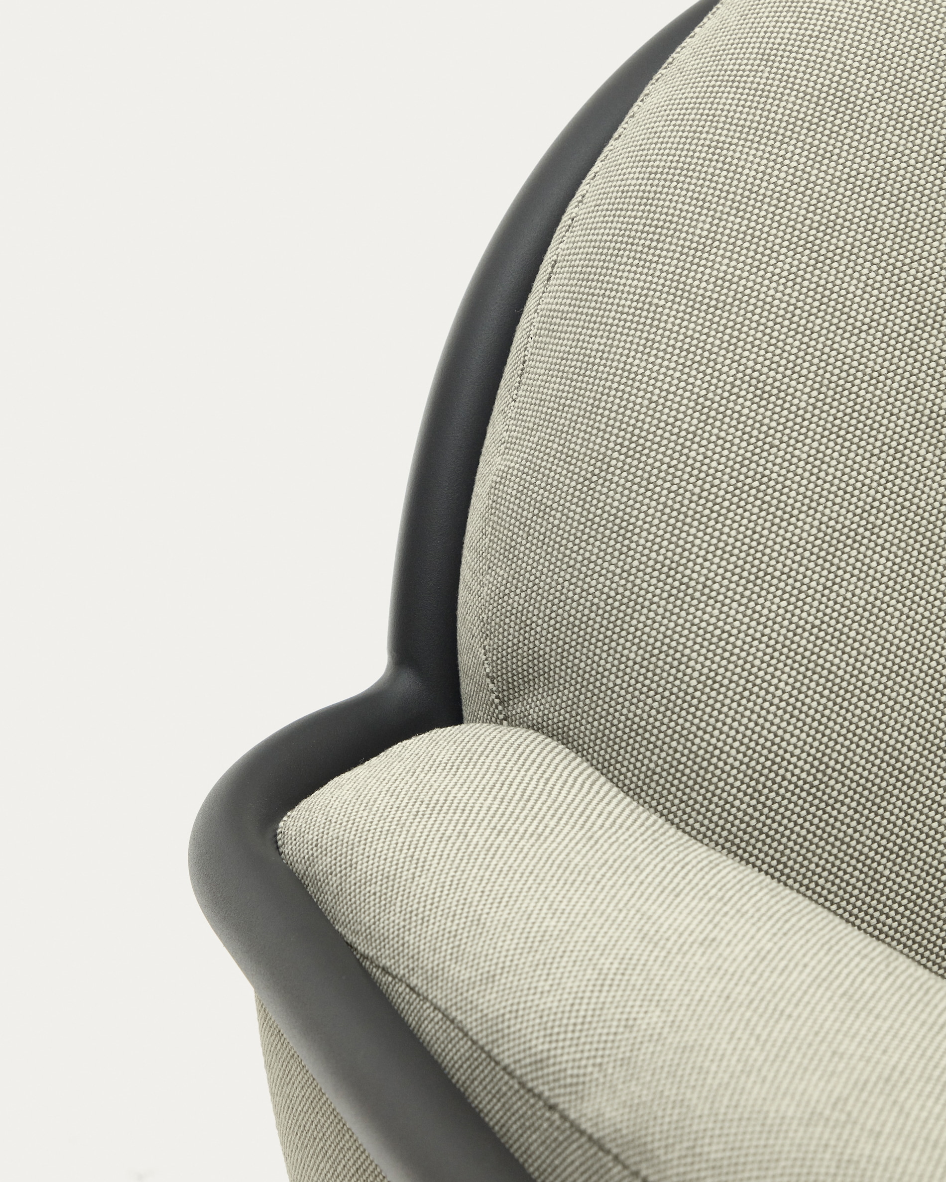 Kave Home 3-zits Tuinbank 'Joncols' kleur Beige/Antraciet