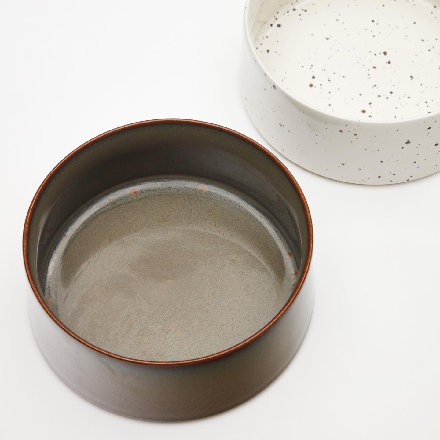 Kave Home Voerbak 'Dumbi' Set van 2 stuks, Keramiek