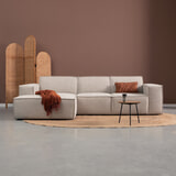 PEPP Interiors Loungebank 'Play' 290cm, met chaise longue links, kleur Beige