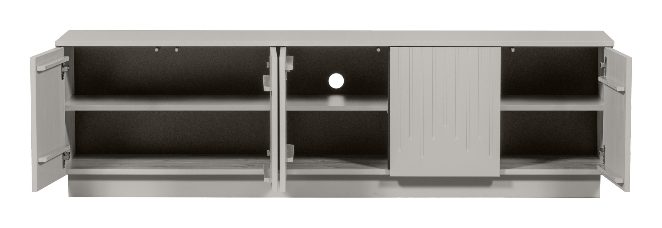 WOOOD TV-meubel 'Pencil' Grenenhout, 180cm, kleur Mist
