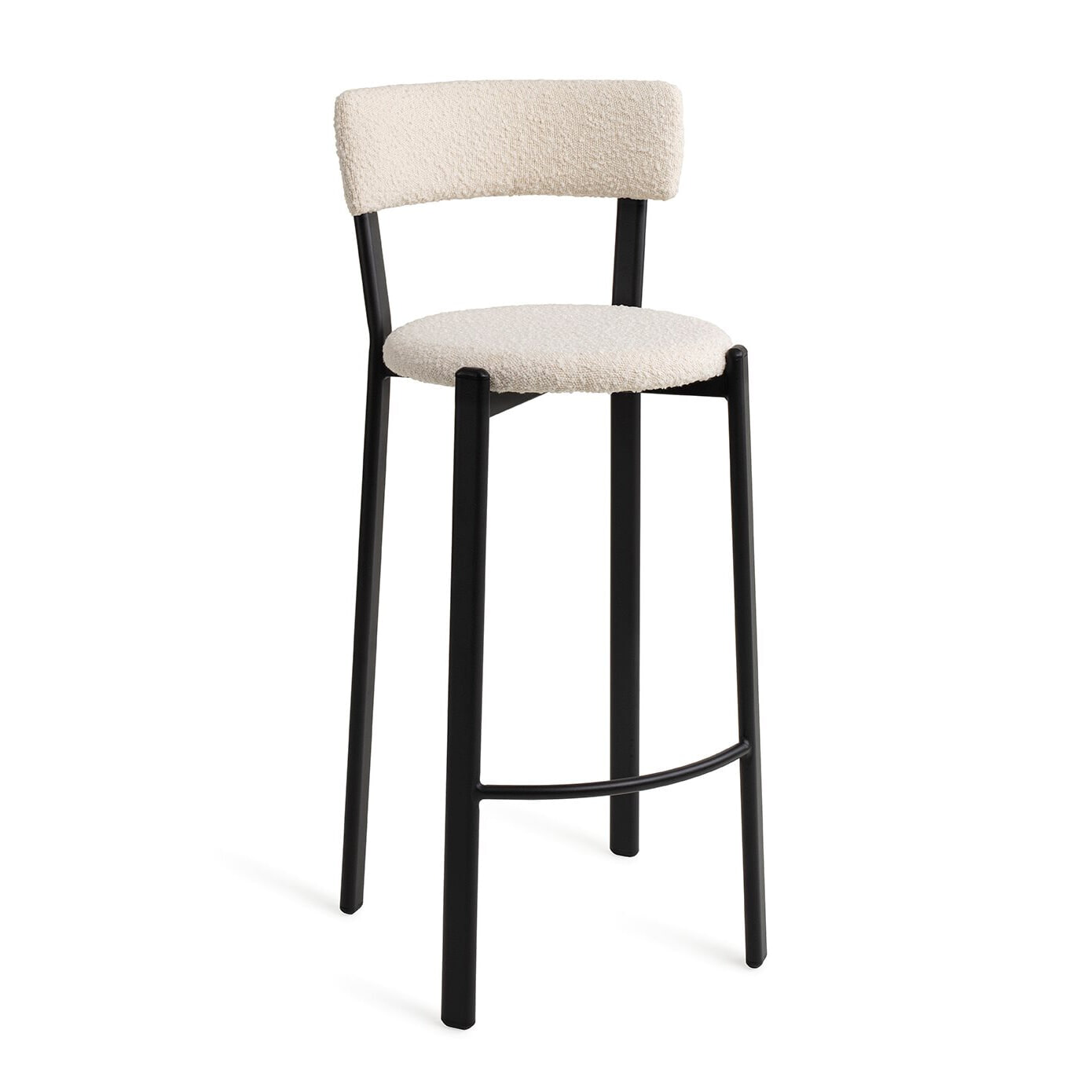 Jesper Home Barkruk 'Obu' Bouclé (zithoogte 75cm)