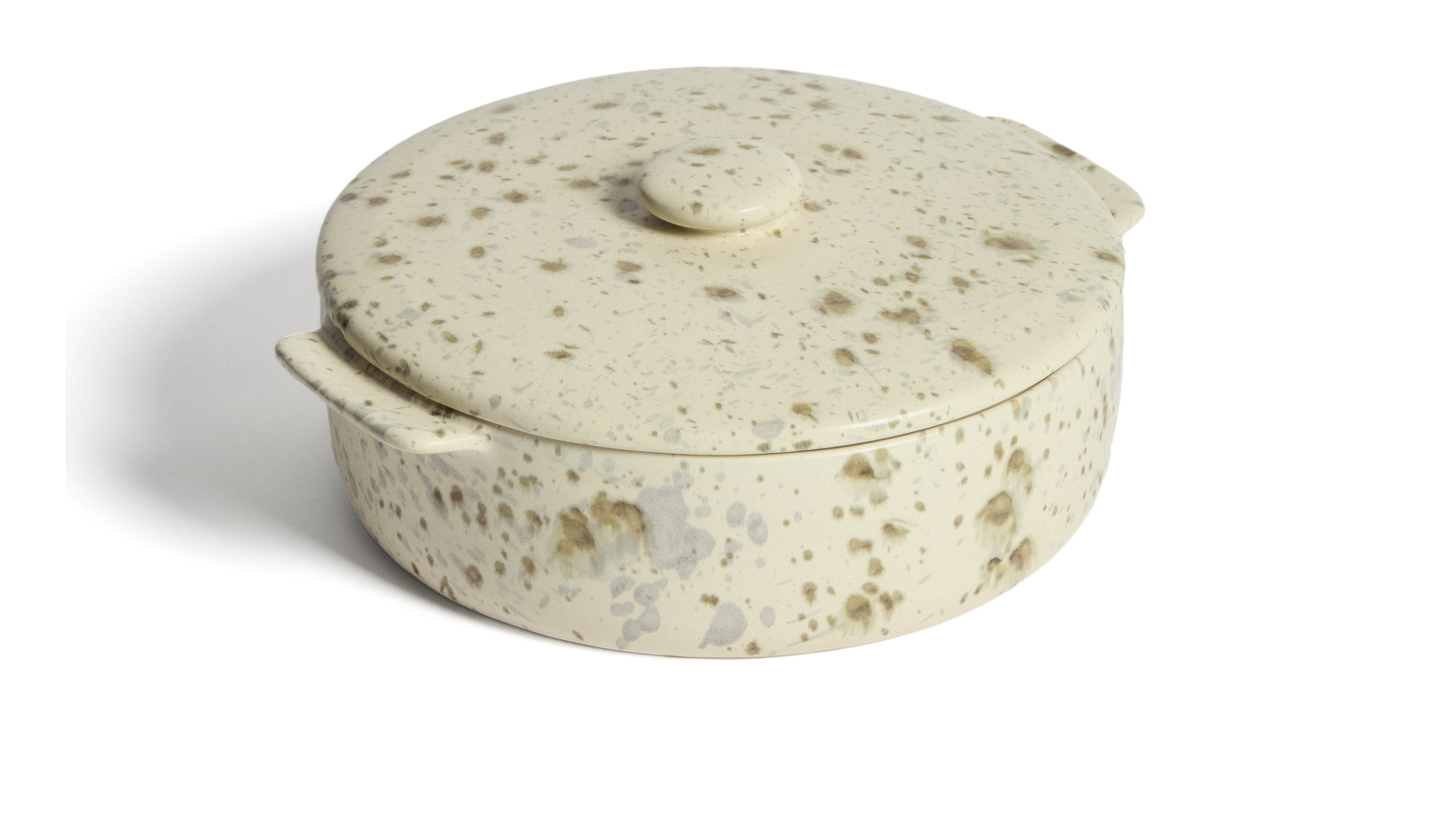 Kave Home Ovenschaal Convia Keramiek, 1L - Beige - Rond